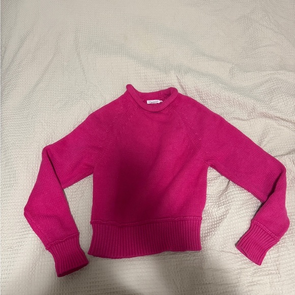 Good American Pink Crewneck Sweater Size Small - Picture 7 of 7